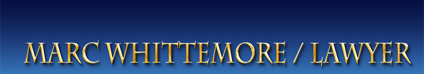 Marc Whittemore Lawyer header logo graphic image.